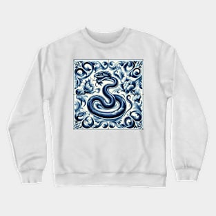 Dutch Tile: The No.1 Snake Crewneck Sweatshirt